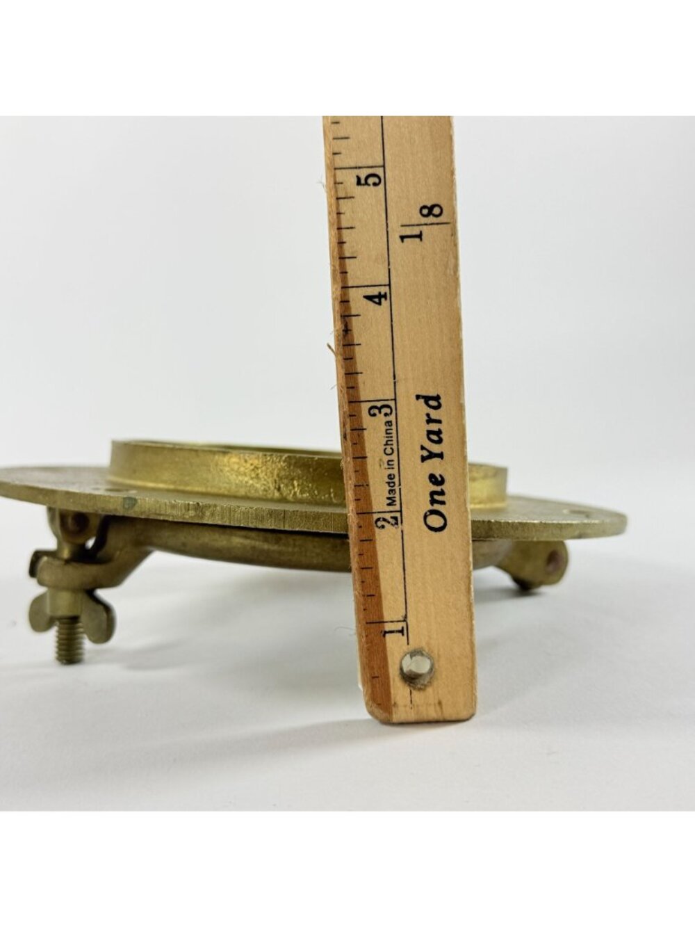 Antique Wilcox Crittenden #5 Bronze Porthole Nautical Maritime Ship Boat Decor - Picture 11 of 11
